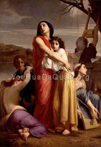 Les Femmes de Jerusalem captives a Babylone - 查尔斯·扎卡里·兰德勒